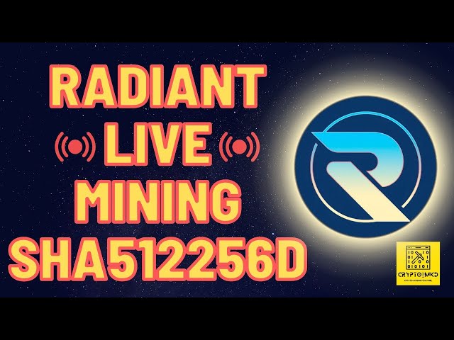 RADIANT (RXD) LIVE Mining! #crypto #radiant #mining