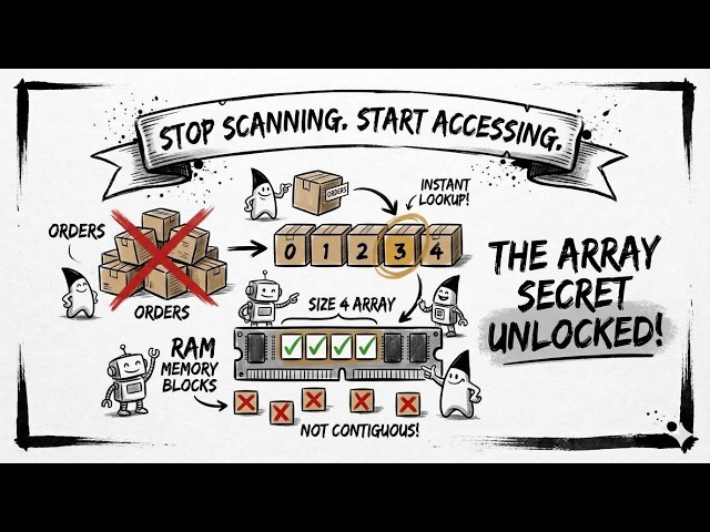 The Warehouse Analogy That Explains Arrays Perfectly! 📦