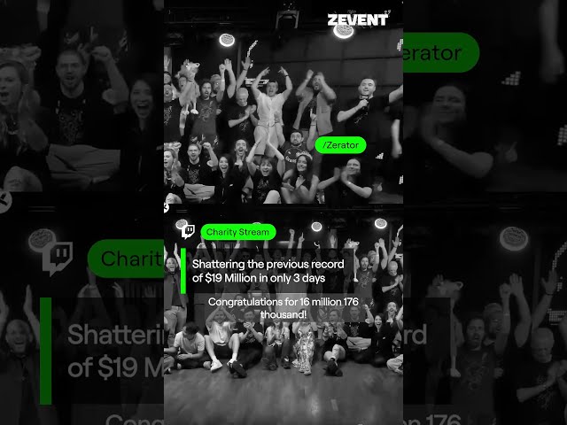 🇫🇷 These French streamers just raised over $38 Million at ZEVENT! 🇫🇷 Félicitations pour ces dix ans!