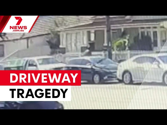 Auburn man charged after three-year-old neighbour killed in driveway | 7NEWS
