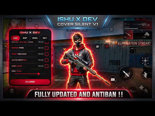 FREE FIRE OB54 PC PANEL 💻 | COVER SILENT🔥 | 100% ANTIBAN & SAFE ✅ | 7DAYS FREE ACCESS 🎯 | UPDATED