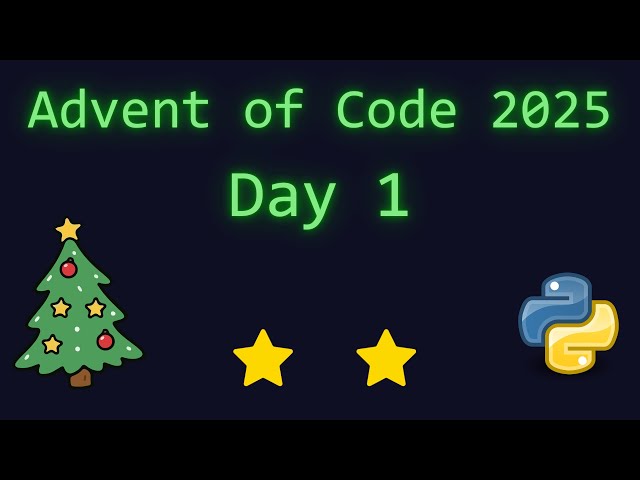 Advent of Code 2025 - Day 1 (Python)
