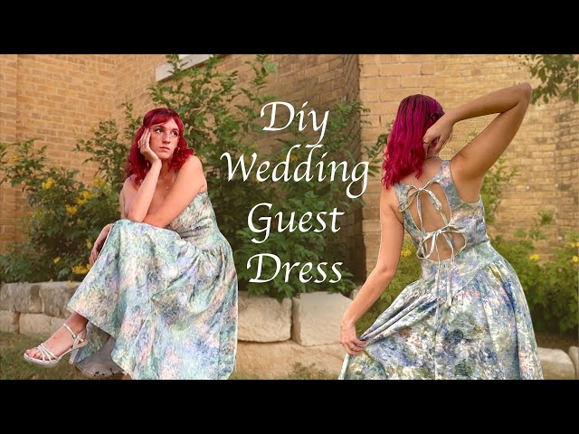 DIY Wedding Guest Dress |  Pattern Available | Full Tutorial