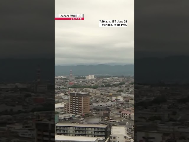 A strong earthquake struck northern JapanーNHK WORLD-JAPAN NEWS #shorts