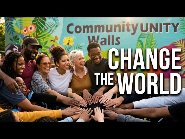 Let's Change the World! "Community-Unity Walls" #Peace #changetheworld #positivemusic #music #MADSOS