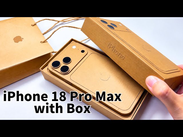 How to Make a Cardboard iPhone 18 Pro Max + Box