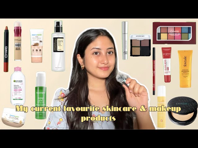 My current favourite make-up and skincare products | All under ₹500 | Beginner friendly🤍