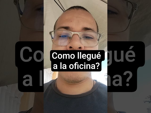 Como llegué a la oficina? #desarrollo #dev #software #softwaredevelopment #ruingin
