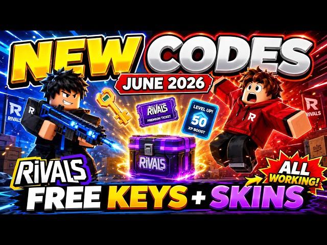 NEW Rivals Codes June 2026 😱 All Working Roblox Rivals Codes