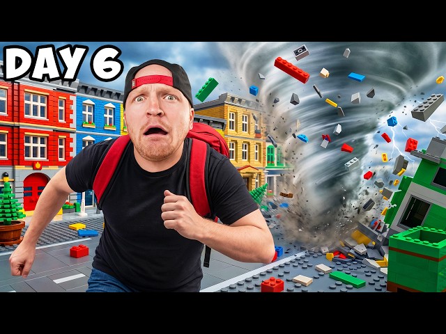 Surviving 7 Days in a Giant LEGO City!