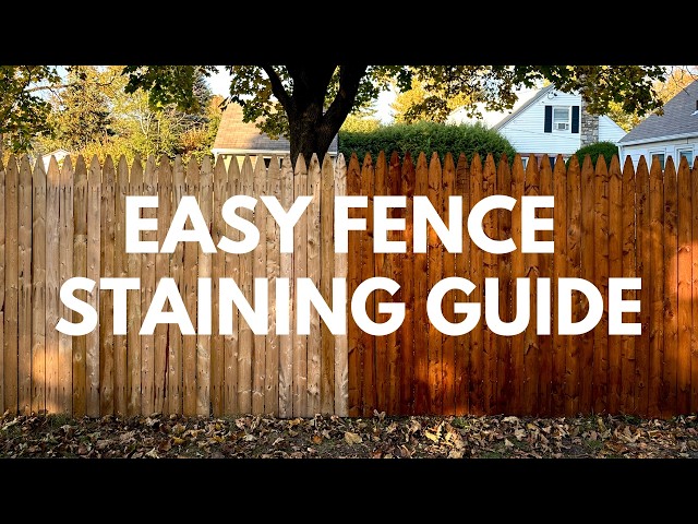How to Stain a Fence with DEFY Extreme | Best Water-Based Wood Stain for Long-Lasting Protection