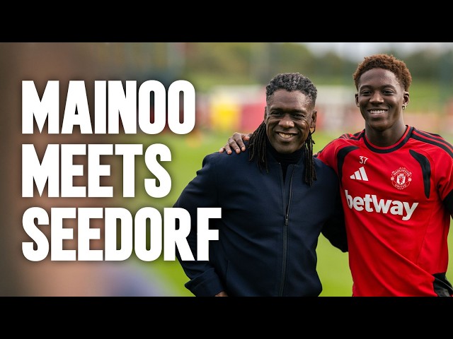 Kobbie Mainoo Meets Clarence Seedorf! | UEFA Champions League