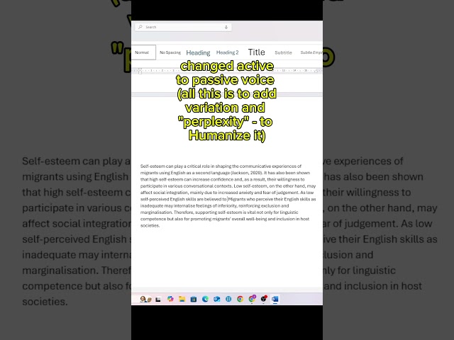 AI detection bypass - how to Manually humanise AI-written content #aidetector #chatgpt #dissertation