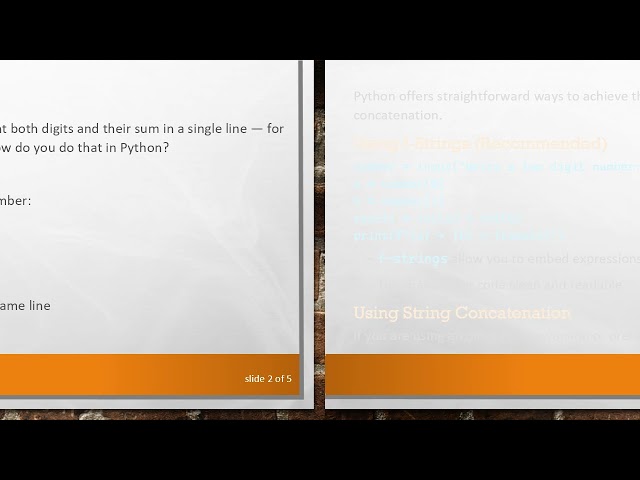 How to Print Two Digits and Their Sum on the Same Line in Python