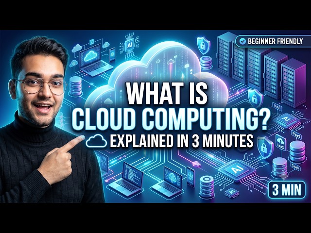 What is Cloud Computing? Explained in 3 Minutes | Beginner-Friendly Guide
