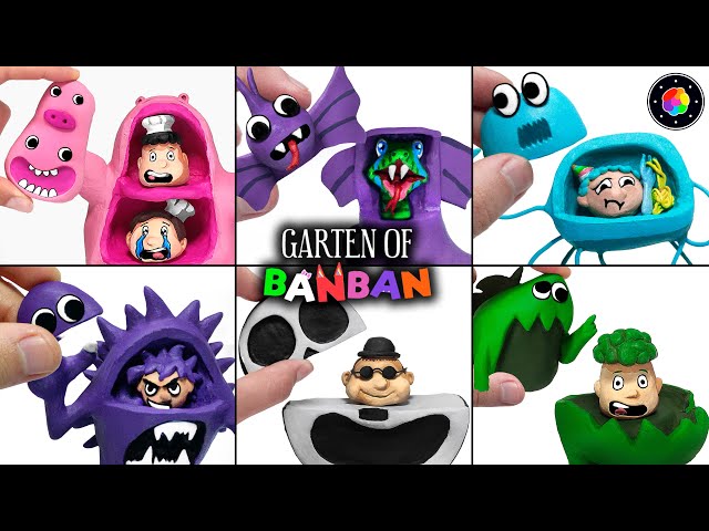 Making the ORIGINS of BANBAN GANG FANGAME (Garten of Banban 3 & 4) Clay | PlastiVerse