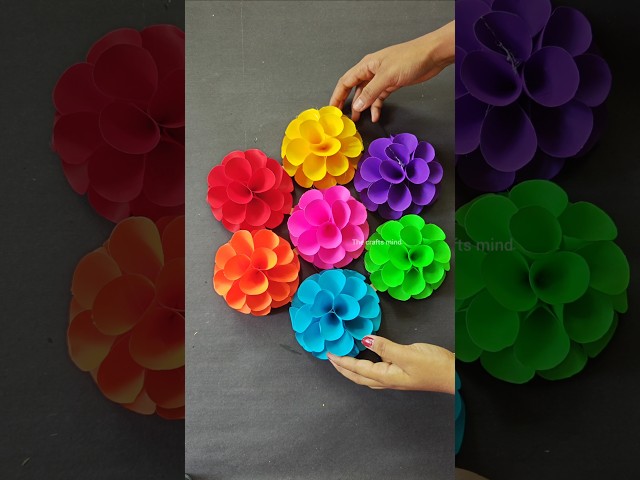 Unique DIY paper hanging decor ❤️🥰 #diy  #papercraft #wallhanging #craft #diy