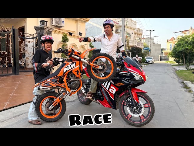 HEAVY BiKE vs KTM DRAG RACE 😅 WHO Win 🏆 