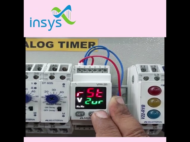 VPR-35 Voltage Protection Relays ,  MULTISPAN #multispan  #automationtechnology #protectionrelay