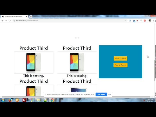 Angular Laravel Ecommerce Website Part 3