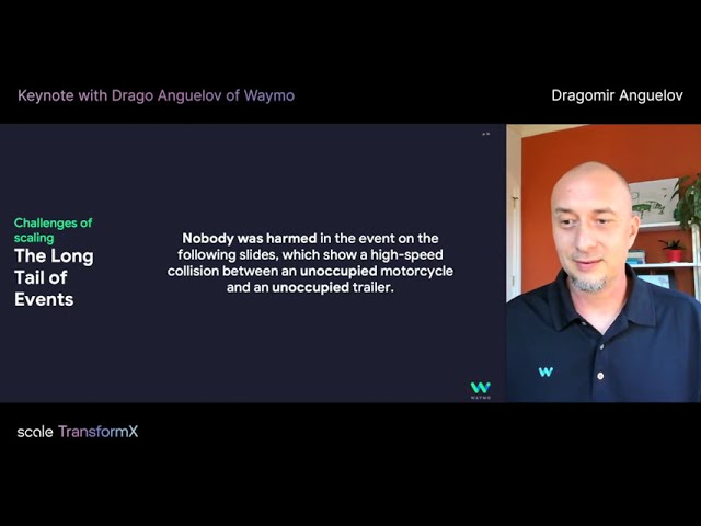 ML at Waymo  Building a Scalable Autonomous Driving Stack with Drago Anguelov