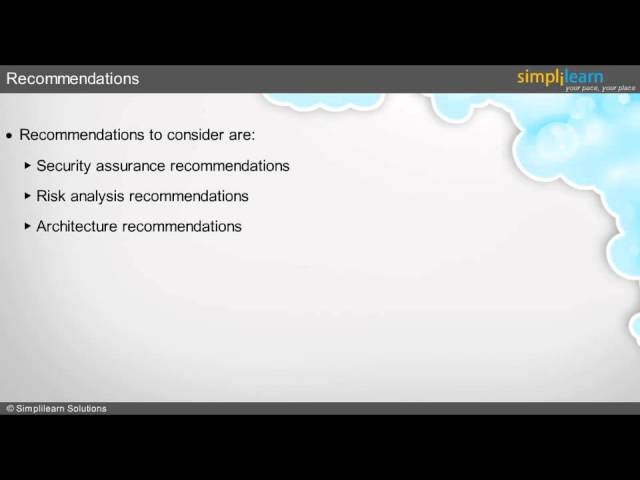 Recommendations | Cloud Computing Tutorial For Beginners | Simplilearn