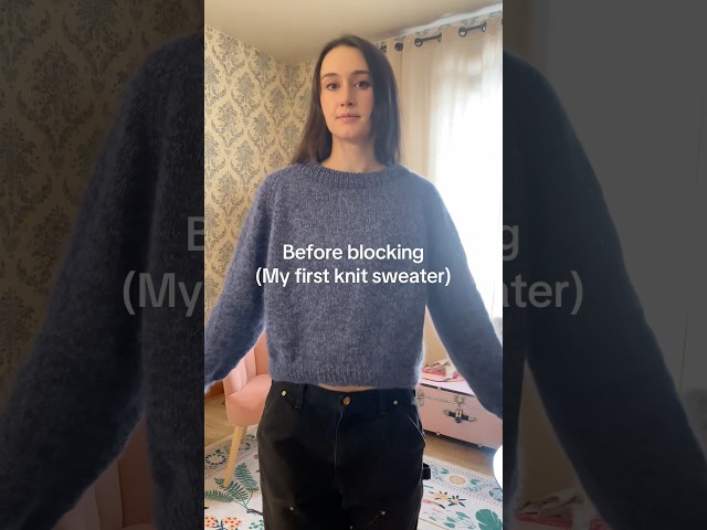 My first knit sweater