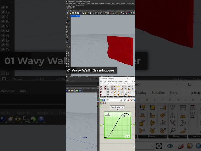 Grasshopper 3d Rhino | parametric interior design #rhinograsshopper #rhino3d #parametricdesign