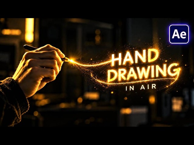 How to Make Anything You Draw Float in Air | After effects tutorial