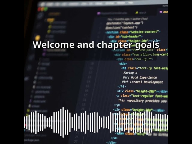 Welcome and chapter goals | Full Stack Web Developer