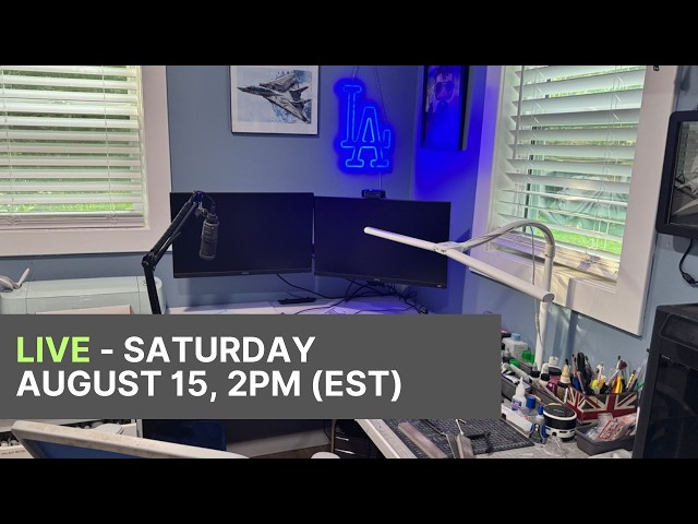Live - Saturday August 15 at 2pm (EST)