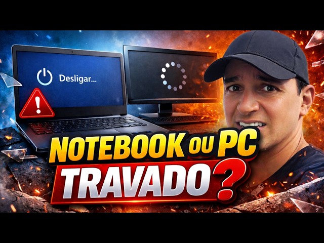 VOCÊ FOI ENGANADO! 😱 O Windows NÃO Desliga Seu Notebook de Verdade (E Isso pode TRAVAR ELE!)