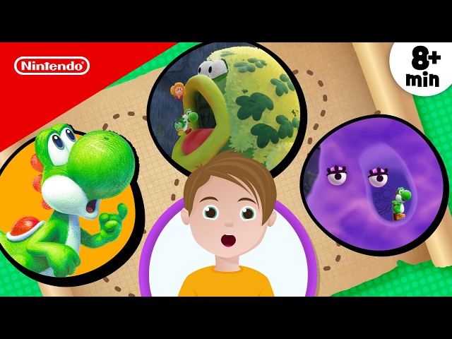 Yoshi Scavenger Hunt For Kids 😮 Yoshi and the Mysterious Book 🔎 | Play Nintendo