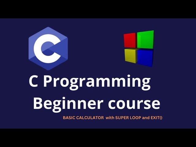 Basic calculator using C program.