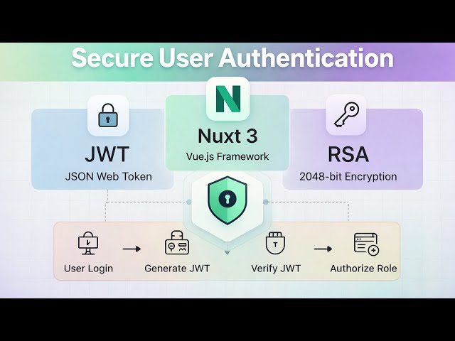Nuxt 3 + JWT + RSA Encryption: Build Role-Based Authentication & Authorization