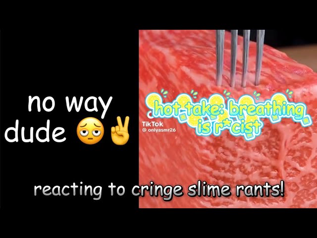 reacting to the CRINGIEST slime rants 😭✌️