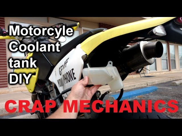 Crap Mechanics: DRZ 400 Coolant Overflow Reservoir DIY