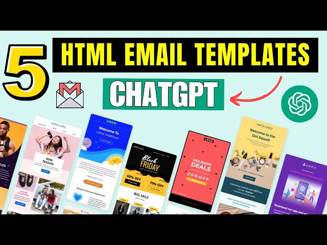 Create Free HTML Email Templates & Newsletters with ChatGPT | HTML CSS Projects