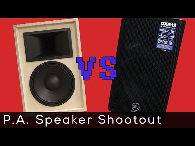 12" P.A. Shootout! DIY Speakers vs Premade Comparison