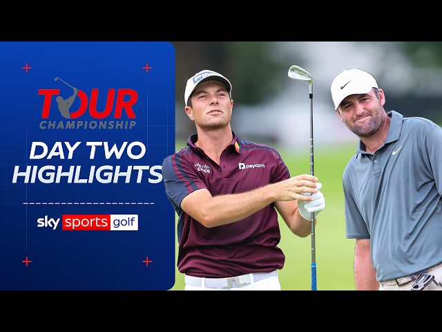 Hovland in lead as Scheffler, Rose among star-studded chasers | Tour Championship Day Two Highlights
