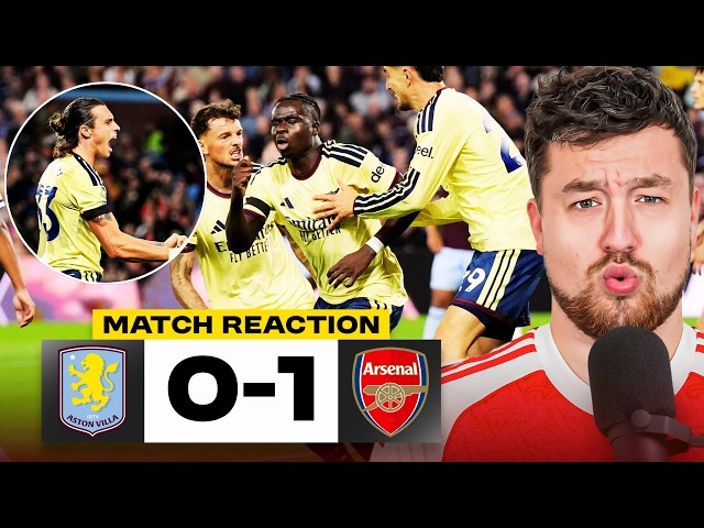 Arsenal SURVIVED Villa Park! Calafiori CRUCIAL! 