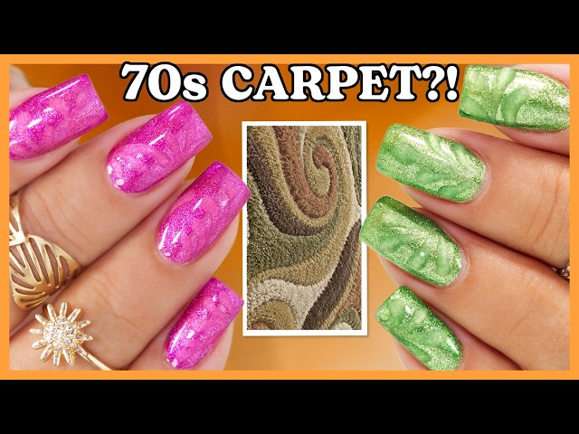 I Turned 1970s Carpet Into Nail Art… Seriously!