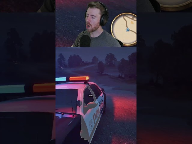 That tow truck is definitely scratching it #policechiefsimulator #gaming #simulator