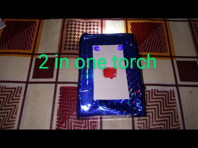2 in one torch 🔦 || home made torch || How to make torch at home