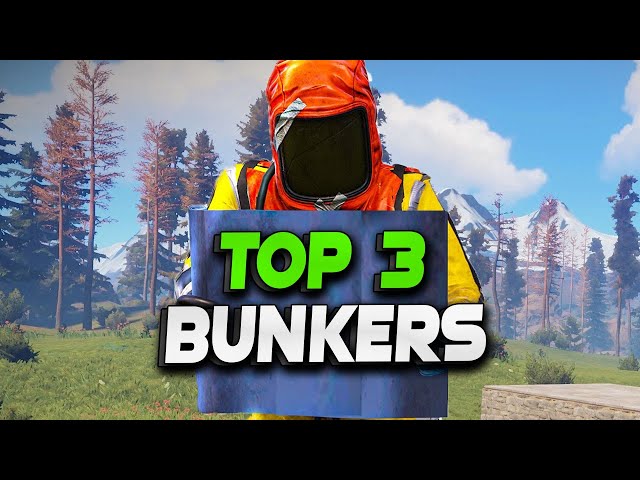 TOP 3 Rust BUNKER Design of 2023 | Rust Building Tutorial 2023