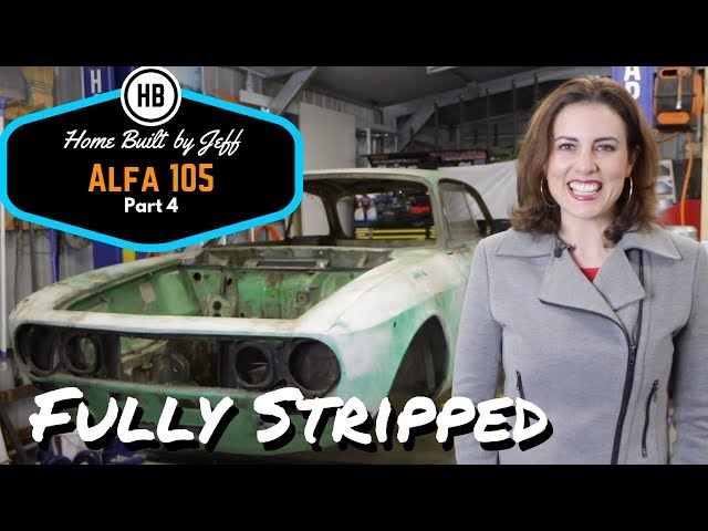 Fully Stripped - Alfa Romeo 105 project car build part 4