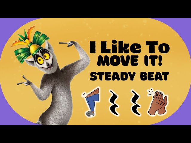 I like to move it STEADY BEAT | Easy Body Percussion Playalong