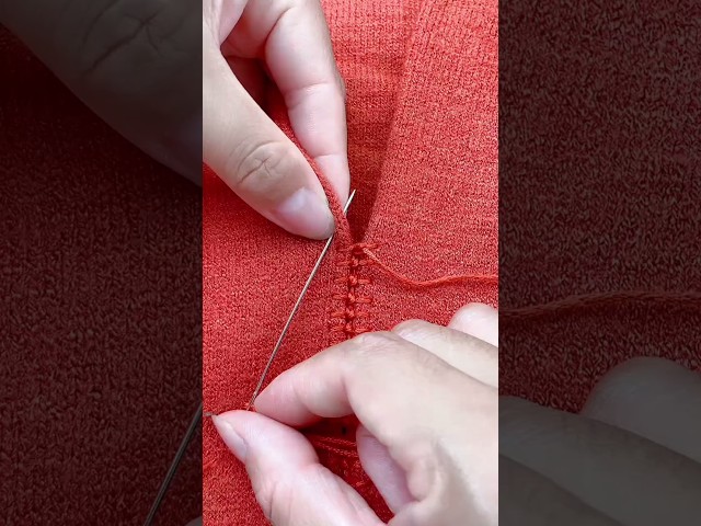 Step-by-Step Invisible Knit Seam Repair Tutorial