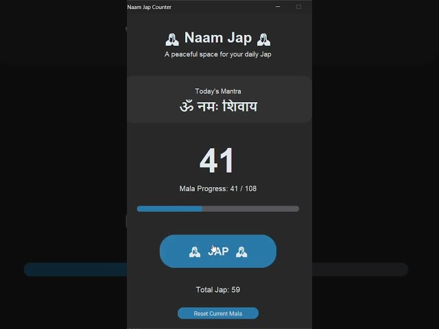 Nam jap Counter using Python  #coding #computerscience#namjap  #python #tkintertutorial