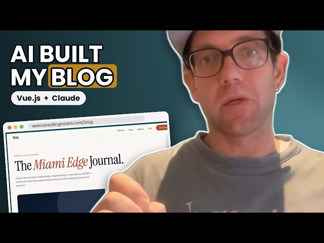 How I Added a Blog to My Vue.js Website Using Claude AI (Step-by-Step)